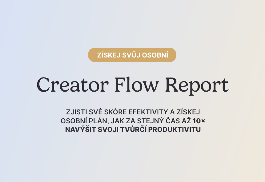Ukázka Creator Flow reportu